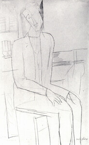 Modigliani - Sitting man